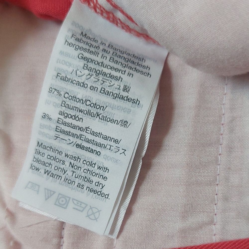 J. Crew Pink Straight Leg Chino Size 4 - Picture 3 of 5